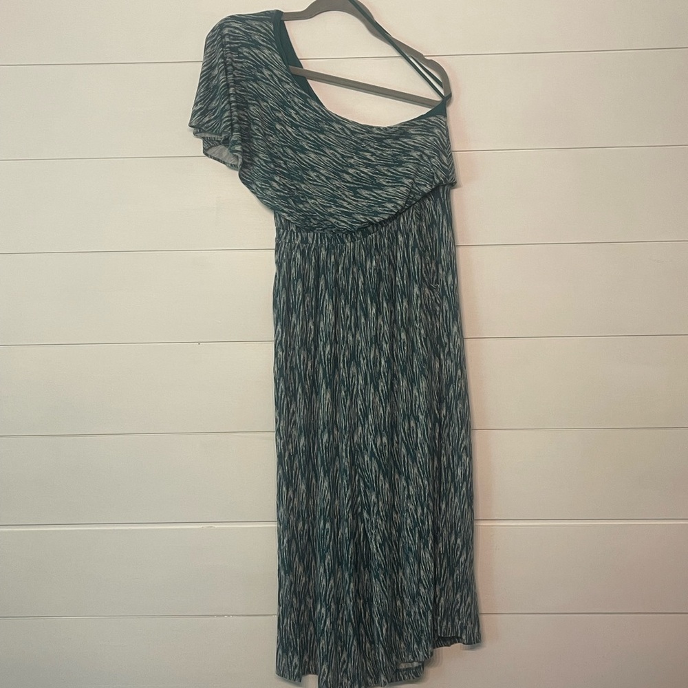 Anthropologie one shoulder dress